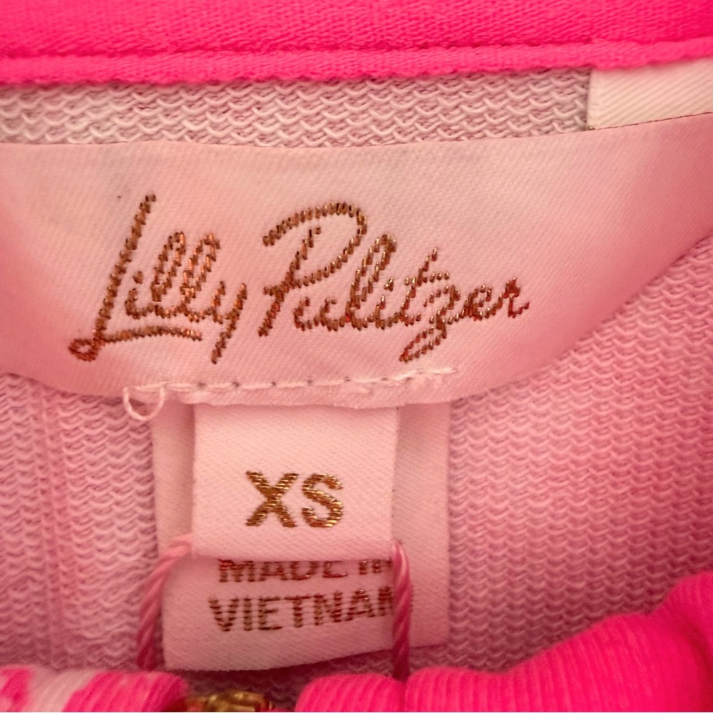 Lilly Pulitzer Roxie Pink Pb Anniversary Toile UPF 50+ Skipper Popover size XS - Picture 5 of 12